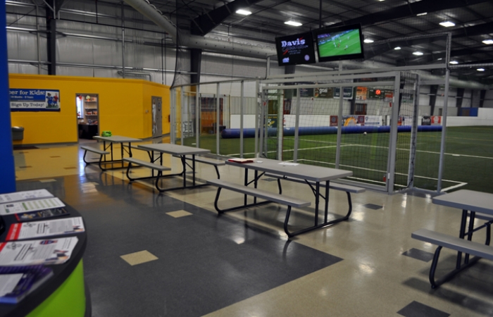 Soccer Planet, facility design project in Urbana, IL, CONCESSION AREA