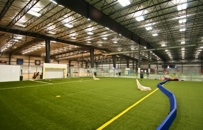 Bucksmont Indoor Sports Center, sports facility design consulting project in Hatsfield, PA, SOCCER FIELD
