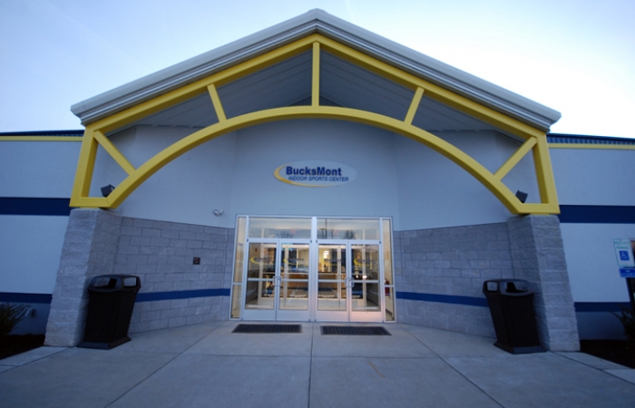 Bucksmont Indoor Sports Center, sports complex business plan project in Hatsfield, PA, ENTRANCE