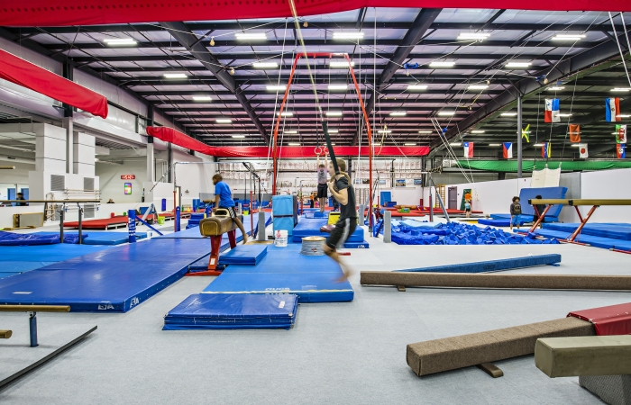 Schafer Sports Center, sports complex business plan project in Ewing, NJ, GYMNASTICS AREA