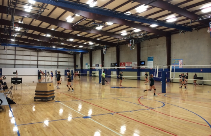 The PAC, multi-sport facility project in Leander, TX, VOLLEYBALL COURT