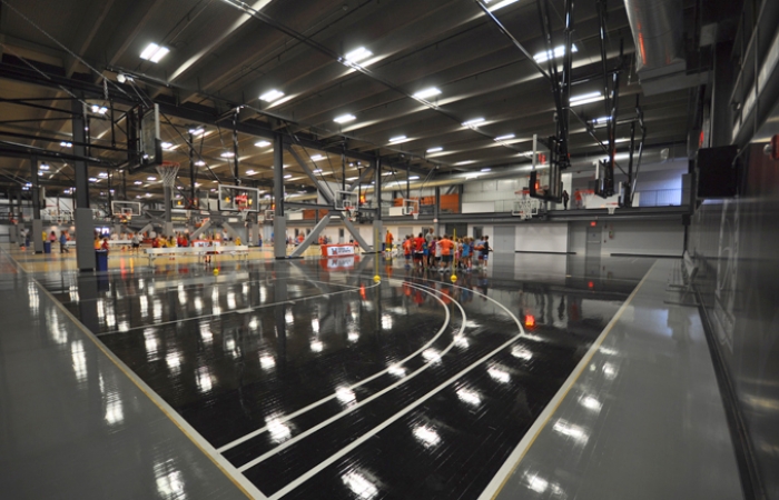 House of Sports, indoor sports complex design project in Ardsley, NY, INDOOR BASKETBALL COURT