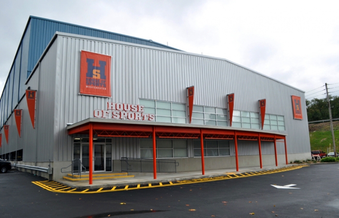 House of Sports, athletic complex construction project in Ardsley, NY, ENTRANCE