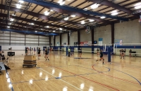 The PAC, multi-sport facility project in Leander, TX, VOLLEYBALL COURT
